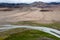 Beautiful scenic view from Hanle Monastery Hanle Gompa in Hanle, Ladakh, Jammu and Kashmir, India