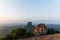 beautiful scenic view of rock on mountain and clear sky, sri lanka, sigiriya