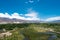 Beautiful scenic view from Shey Monastery Shey Palace in Ladakh, Jammu and Kashmir, India