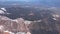 The beautiful scenic view from top of the Pikes Peak Mountains in Colorado Spring, Colorado, USA