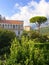 Beautiful scenic views overlooking the Amalfi Coast from the town of Ravello