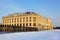 Beautiful Schonbrunn Palace facade at winter