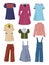 Beautiful school clothes for girls