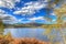 Beautiful Scottish Loch Garry Scotland UK lake west of Invergarry on the A87 south of Fort Augustus colourful hdr