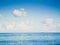 Beautiful sea and blue sky background, seascape