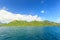 Beautiful sea and Moorae Island at Tahiti , PAPEETE, FRENCH POLY