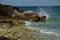 beautiful sea view in croatia, Pjescana Uvala, Croatia, adriatic coast, waves, wind