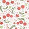 Beautiful seamless floral pattern