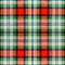 Beautiful seamless multicolors tartan pattern