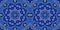 Beautiful seamless pattern with abstract intricate ornament in blue tones. Print for fabric, textile, wallpaper