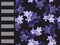 Beautiful seamless pattern with bell flowers and striped ornament. Print for fabric, wallpaper