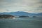 Beautiful seascape of  the Cap Sante Park Anacortes in USA with its islands