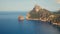 Beautiful seascape with a rock on the island of Mallorca