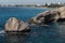 Beautiful seascape with sea cave arch love bridge in Ayia Napa, Cyprus