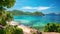 Beautiful seascape at Similan islands, Phuket, Thailand, Beautiful tropical island landscape view on a sunny day, AI Generated