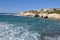 The beautiful Seaside caves Beach Pafos in Cyprus