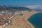 Beautiful seaside resort of Nazare in Portugal