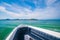 Beautiful seaview from speedboat