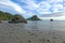 Beautiful secluded beach on Redwood Coast