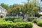 Beautiful setting in The King\'s Garden, with The historic Pavilion,Fort Ticonderoga,2014