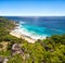 Beautiful Seychelles island with sandy beach