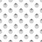 Beautiful shell pattern seamless vector