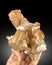 beautiful sherry color natural brown topaz crystal cluster mineral specimen from skardu pakistan