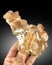 beautiful sherry color natural brown topaz crystal cluster mineral specimen from skardu pakistan