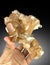 beautiful sherry color natural brown topaz crystal cluster mineral specimen from skardu pakistan