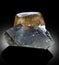 beautiful Sherry Color Topaz with quartz specimen from skardu pakistan