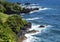 Beautiful shoreline on the Island of Maui in the State of Hawaii.