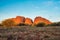 Beautiful shot of Australia Kata Tjuta, Olgas. Uluru Ayers Rock National Par