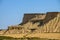 Beautiful shot of Bardenas Reales semi-desert natural region in Spain