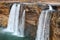 Beautiful shot of the Chitrakote Waterfalls in India