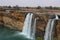 Beautiful shot of the Chitrakote Waterfalls in India
