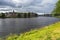 Beautiful shot of a cityscape in Inverness near Ness River in Scotland