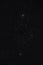 Beautiful shot of Constellation Perseus with the main white star Mirfak