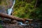 Beautiful shot of Duruitoarea waterfall in Ceahlau National park,  Romania