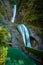 Beautiful shot of Duruitoarea waterfall in Ceahlau National park, Romania