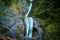 Beautiful shot of Duruitoarea waterfall in Ceahlau National park, Romania