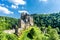 Beautiful shot of the Eltz Castle surrounded by trees in Wierschem, Germany