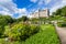 Beautiful shot of the famous Dunrobin Castle, in Sutherland, Scotland