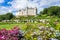 Beautiful shot of the famous Dunrobin Castle, in Sutherland, Scotland