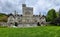 Beautiful shot of the historic Hatley Castle and gardens in Colwood, Canada