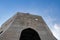 Beautiful shot of historical memorial fateh burj tower against blue sky in the background. historic concept