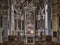 Beautiful shot of the inside of the famous historical Christian Saumur cathedral in France