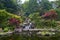 Beautiful shot of the Japanese Kyoto Garden in London, UK