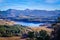 Beautiful shot of Lake Klopein surrounded by woods and mountains