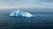 Beautiful shot of a large iceberg in the middle of the sea near Antarctica