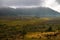 Beautiful shot of mist floating over Phobjikha Valley, Wangdue Phodrang, Bhutan